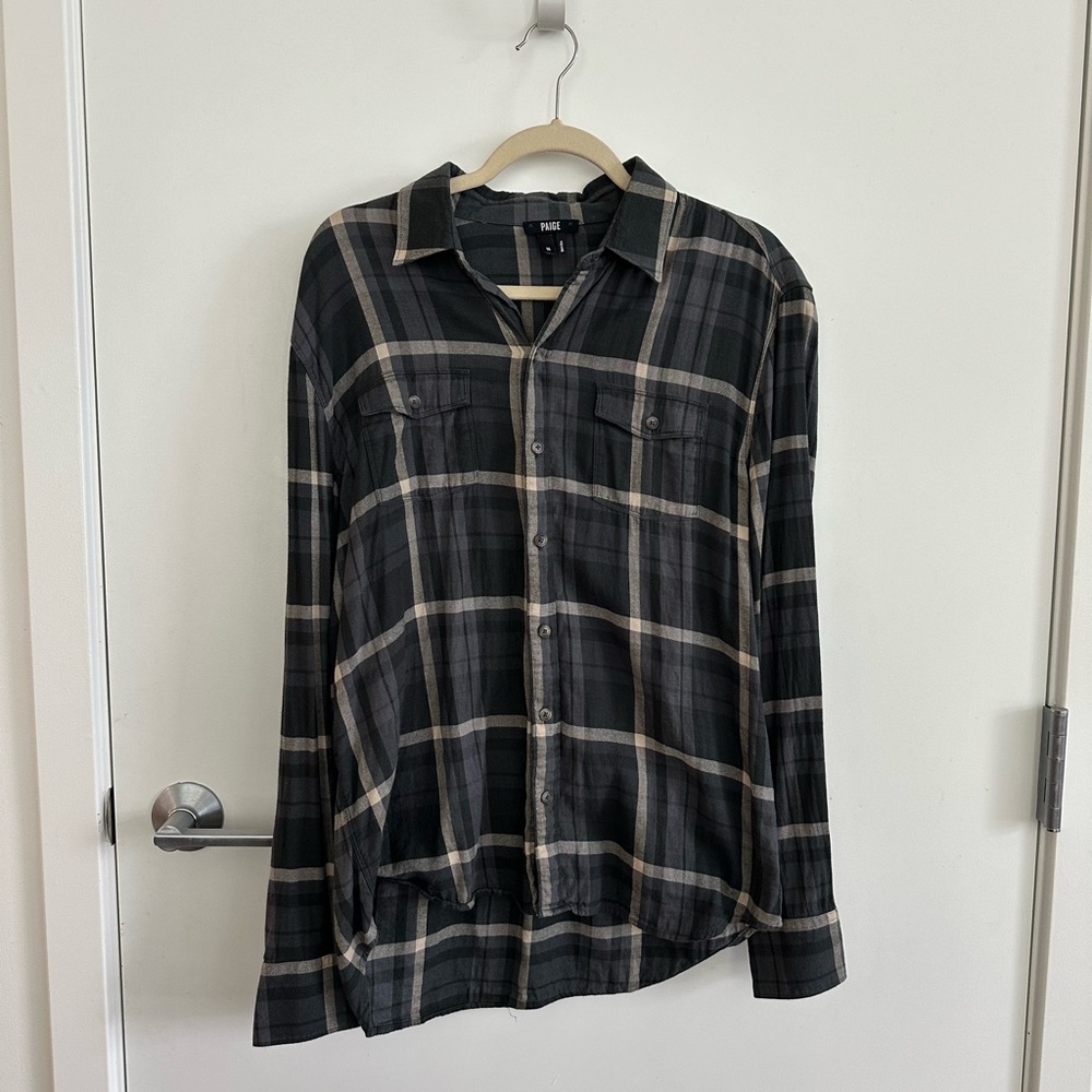 Paige Plaid Button-Up Shirt